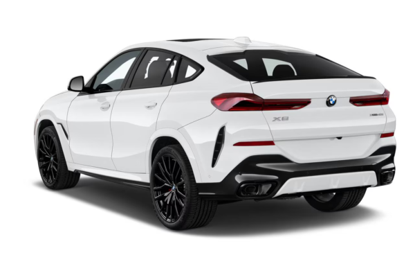 2024 BMW X6 XDrive back and side view